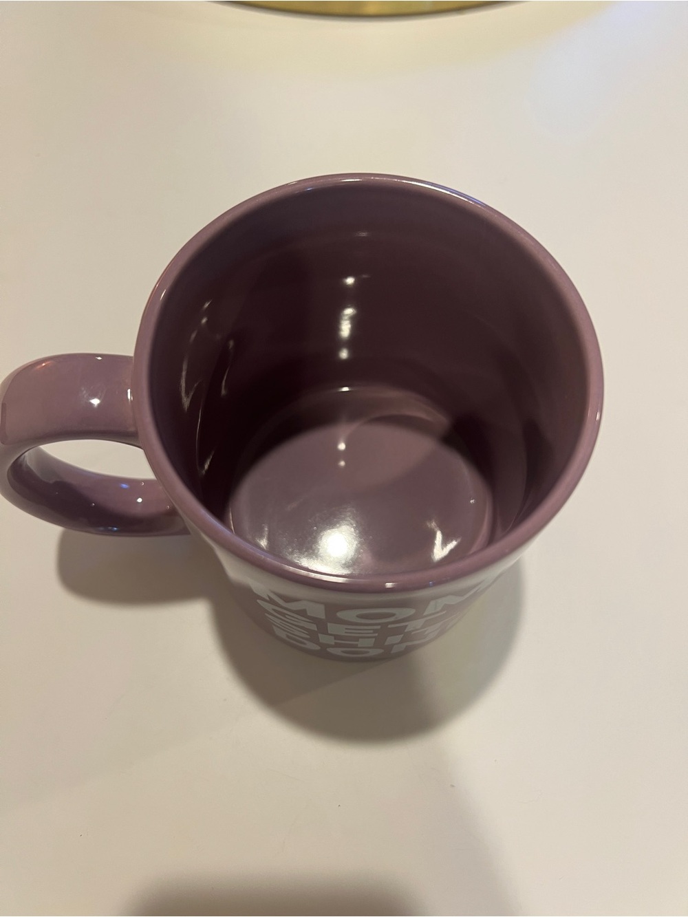 Moms Get Shit Done Ceramic Mug - Dusty Mauve - Picture 3 of 3